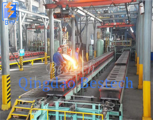 Green Clay sand molding plant and reclamation line